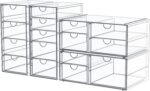 caktraie Makeup Organizer Storage With 16 Drawers, 4 Pcs Desktop Office Supplies... - Image 2