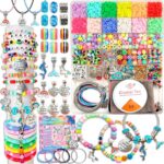 leitait Girls Toys Bracelet Making Kit -3400pcs Charm Jewelry Making Kit Supplie... - Image 2