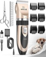 oneisall Dog Clippers Low Noise, Dog Grooming Kit with Rechargeable, Pet Shaver ... - Image 2