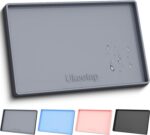 ukeetap Extra Thick Silicone Mat Waterproof with Raised Edge 19” x 12”, BPA Free... - Image 2