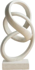 10" Modern Abstract Ribbon Decorative Sculpture, Knot Sculptures,Home Decor,Coff... - Image 2