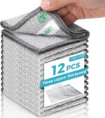 12 PCS Non Scratch Wire Dishcloth, Cleans Fast Without Scratching, Stands Up to ... - Image 2
