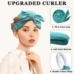 Gwabee No Heat Overnight Curl Headband, 70" Soft Ribbon Wrap for Long Hair, 9 PC... - Image 4