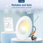 Amico 24 Pack 5/6 inch 5CCT LED Recessed Lighting, Dimmable, 12.5W=100W, 950LM, ... - Image 7