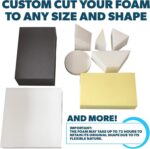 Foamma Custom Cut-to-Size Foam (Charcoal) - High & Medium Density Custom Upholst... - Image 5
