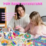 klmars Mermaid Themed Wooden Painting Kit-Glow in The Dark-Arts & Crafts Gifts f... - Image 6