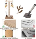 PAROTO Cat Scratching Post, Sisal Cat Tree Tower Scratcher for Indoor Cats Adult... - Image 7