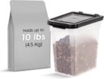 IRIS USA Airtight Dog Food Storage Container, WeatherPro, Up to 10 lbs, for Dog ... - Image 3