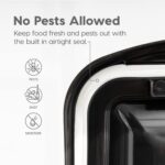 IRIS USA Airtight Dog Food Storage Container, WeatherPro, Up to 10 lbs, for Dog ... - Image 5