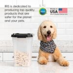 IRIS USA Airtight Dog Food Storage Container, WeatherPro, Up to 10 lbs, for Dog ... - Image 10