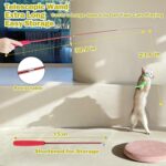 MeoHui Cat Toys for Indoor Cats, Interactive Cat Toy 2PCS Retractable Wand Toy a... - Image 4