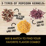 Urban Accents Movie Night Small-Batch Popcorn Gift Set – Includes 3 Gourmet non-... - Image 7