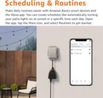 Amazon Basics Outdoor Smart Plug with 2 Individually Controlled Outlets, Works w... - Image 6