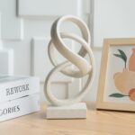 10" Modern Abstract Ribbon Decorative Sculpture, Knot Sculptures,Home Decor,Coff... - Image 3