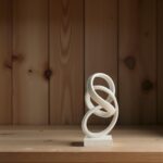 10" Modern Abstract Ribbon Decorative Sculpture, Knot Sculptures,Home Decor,Coff... - Image 7
