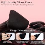 BEAKEY 12pcs Powder Puffs for Face Powder Triangle Powder Puff for Loose and Cos... - Image 7