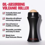 Revlon Face Roller, Oily Skin Control for Makeup, Oil Absorbing, Volcanic Reusab... - Image 3