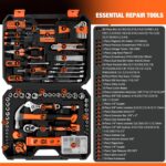 248-Piece Tool Set - General Household Hand Tool Kit with Plastic Toolbox Storag... - Image 3
