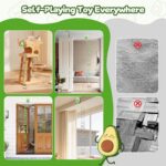 Interactive Cat Toys for Indoor Cats,Electric Flying Bird & Mouse Wand Teaser, A... - Image 10