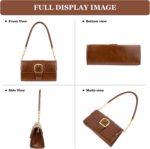 Shoulder Bag for Women, Vegan Leather Classic Crossbody Purses Handbags, Trendy ... - Image 7