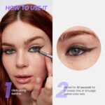 Wonderskin Eyeliner Pencil, 1440 Longwear Pink Eyeliner Pencil - Waterproof, Sha... - Image 6