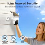 aosu Security Cameras Outdoor Wireless, 4 Cam-Kit, No Subscription Required, Sol... - Image 9