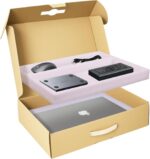 Laptop Shipping Box Kit for 10-17 Inch Laptops | Universal Laptop Box with Foam ... - Image 6