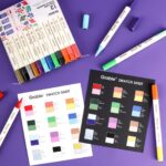 Grabie 24 Colors Acrylic Paint Markers, 12 Pack Dual Tip Soft Brush Acrylic Mark... - Image 3