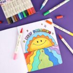 Grabie 24 Colors Acrylic Paint Markers, 12 Pack Dual Tip Soft Brush Acrylic Mark... - Image 7