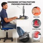 CasaZenith Foot Rest for Under Desk at Work - Ergonomic Foot Stools for Under Of... - Image 6