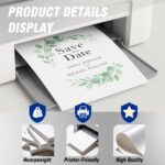 Veritas White Cardstock 8.5 x 11”, 110LB Index/199GSM Heavyweight Card Stock, 10... - Image 4