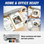 Veritas White Cardstock 8.5 x 11”, 110LB Index/199GSM Heavyweight Card Stock, 10... - Image 7