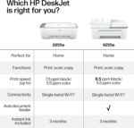 HP DeskJet 2855e Wireless All-in-One Color Inkjet Printer, Scanner, Copier, Best... - Image 9