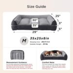 Bedsure SupportMax Orthopedic Dog Bed Medium Size Dog - Extra Thick Supportive ... - Image 5