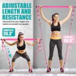 Ayombo Pilates Bar Kit with Resistance Bands, Pilates Workout Equipment for Legs... - Image 7