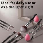 BEAKEY Makeup Brushes Set, Professional Foundation Eyeshadow Concealer Blush Pow... - Image 9