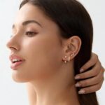3 Pairs Dainty Small Earrings for Women Trendy, Birthstone Stud Huggie Hoop Jack... - Image 7