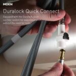 Moen Sleek Chrome Pulldown Kitchen Faucet Featuring Pull Down Sprayer with Power... - Image 7