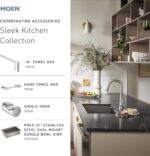Moen Sleek Chrome Pulldown Kitchen Faucet Featuring Pull Down Sprayer with Power... - Image 10