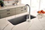 Moen Sleek Chrome Pulldown Kitchen Faucet Featuring Pull Down Sprayer with Power... - Image 11