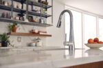 Moen Sleek Chrome Pulldown Kitchen Faucet Featuring Pull Down Sprayer with Power... - Image 13