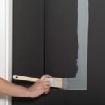 Rust-Oleum 369387 Advanced Dry Door & Trim Paint, Quart, Satin Alpine Gray - Image 4