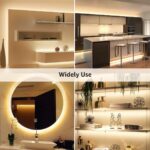 Lepro LED Strip Light White, 16.4Ft Dimmable Vanity Lights, 3000K Super Bright L... - Image 5
