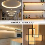 Lepro LED Strip Light White, 16.4Ft Dimmable Vanity Lights, 3000K Super Bright L... - Image 6