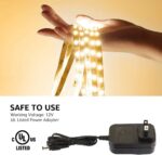 Lepro LED Strip Light White, 16.4Ft Dimmable Vanity Lights, 3000K Super Bright L... - Image 7