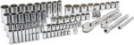 GEARWRENCH 76 Pc. 1/4" & 3/8" Drive 12 Pt. Standard & Deep Mechanics Tool Set, S... - Image 5