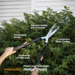 Fiskars Power-Lever Extendable Hedge Shears, Self-Sharpening Serrated Steel Blad... - Image 4