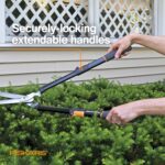 Fiskars Power-Lever Extendable Hedge Shears, Self-Sharpening Serrated Steel Blad... - Image 5