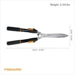 Fiskars Power-Lever Extendable Hedge Shears, Self-Sharpening Serrated Steel Blad... - Image 8