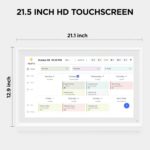Mezed 21.5" Smart Digital Calendar, Meal Schedule, Duty Chart, HD Smart Touch Sc... - Image 8